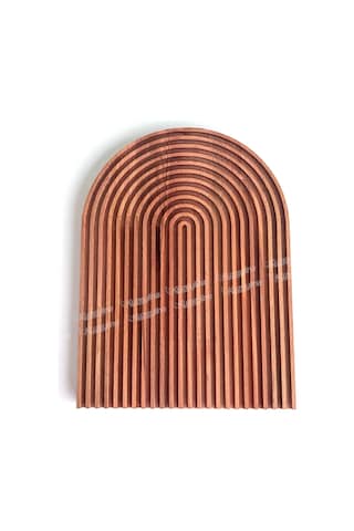 Gökkuşağı Desenli Dalgalı Ahşap Sunum Tabağı Büyük Boy 33x24 Cm Doğal Kayın Ağacı - Kl-ag52t52a Ahşap