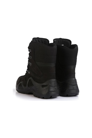Vogel 1490 Fermuarsız Siyah Arazi Outdoor Trekking Askeri Botu 4 Mevsim Siyah