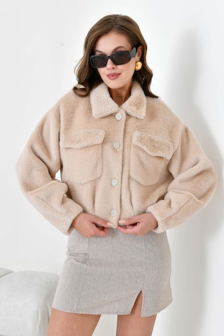 Ftz Kadın Kaşmir Mont Pudra 30984 Pudra