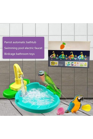 Xindoker Kuşlar İçin Eğlenceli Ve Sağlıklı Otomatik Banyo Küveti - Hafif Ve Dayanıklı Tasarım