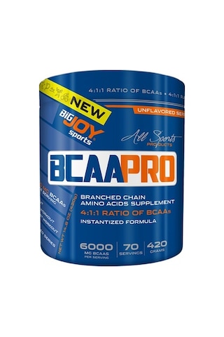 Bigjoy Bcaapro 4-1-1 Saf Aromasız Toz Bcaa 70 Servis 420 Gr
