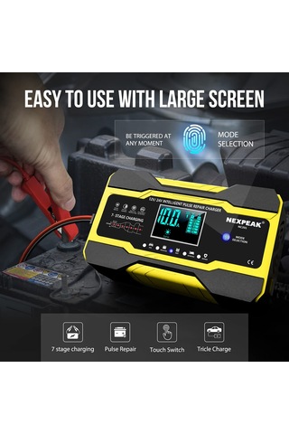 Lemestar Akıllı 12v/24v 10a Araç Şarj Cihazı - Hızlı Şarj Ve Pil Onarımı İçin Profesyonel Çözüm