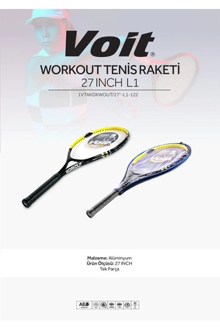 Voit Workout Tenis Raketi 27 Inch L1 Fosfor