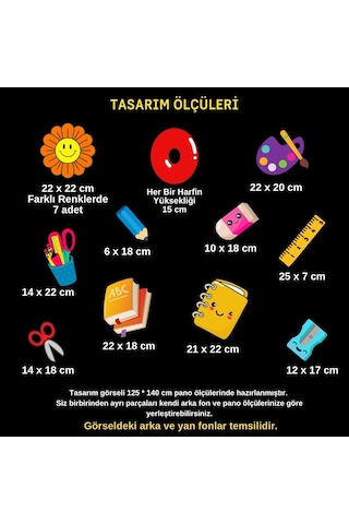 Okulumda İlk Günüm Pano Süsü