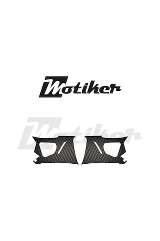 Yamaha Yzf R25 - R3 /2019 - 2025 Model Alt Sakal Grenaj Mat Karbon Tasarım Sticker Etiket Modeli