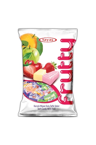 Tayaş Frutty Meyve Sulu Yumuşak Şekerleme 325 Gram X 6 Paket