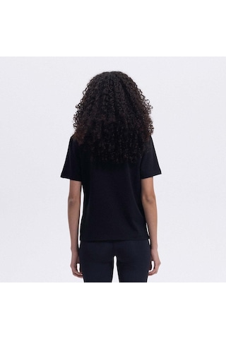 Ellesse Ef426-bk Bisiklet Yaka Kadın T-shirt - Siyah Siyah