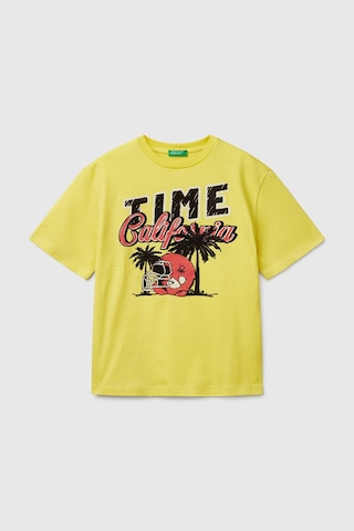 United Colors Of Benetton Erkek Çocuk Bnt T-shirt - Sarı SARI
