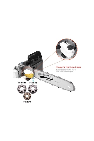 Otomatik Yağlamalı Avuç Taşlama Zincirli Testere Aparatı 10-14-16 mm-9024592362613