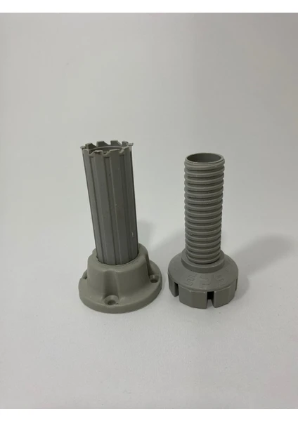 E.p.s. 10 Luk Dolap Mobilya Tezgah Ayak Yükseltici Yülseltme Ayağı Gri