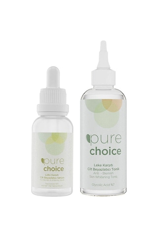 Pure Choice Leke Karşıtı Ve Cilt Beyazlatıcı Bakım Seti