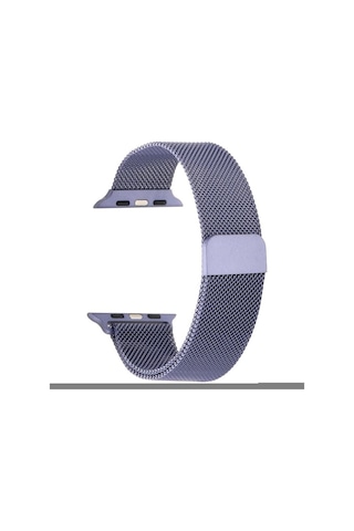 Apple Uyumlu Watch Seri 2/3/4/5/6/7/8/se 38 MM-40 MM-41 MM Hasır Metal Kordon