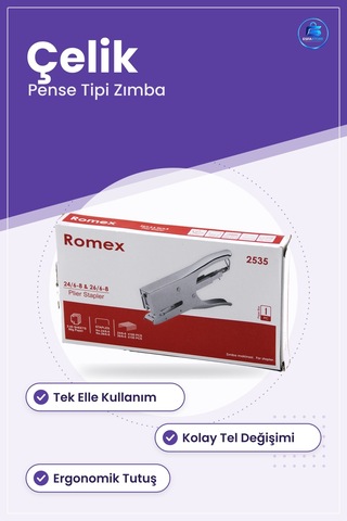 Çelik Pense Tipi Zımba Makinesi Tek Elle Kullanım Ofis Ve Ev İçin