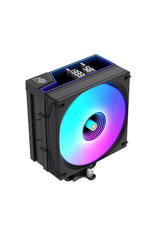 Ng Frost 600b 220w Tdp Argb Fanlı Derece Ve Devir Göstergeli Üst Seviye Kule Tipi Cpu Soğutucu Siyah