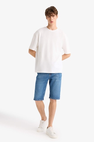 Defacto Regular Fit Jean Bermuda Şort F9890ax25smnm28 Mavi