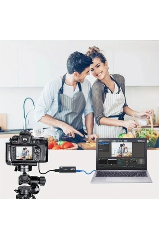 Boatshop1 Balabaxer 4k Hdtv Video Yakalama Kartı Hd Tv Kablosu İle 1080p 60fps Usb 3 Tak Çalıştır