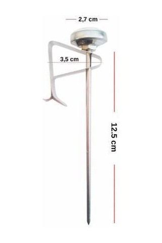Barista Paslanmaz Süt Termometresi