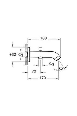 Artema Minimax Round A43542 Çıkış Ucu El Duşu Çıkışlı, Krom Diğer