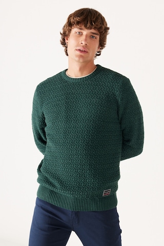 Wrangler Erkek Kazak W232580300 Yeşil Yeşil