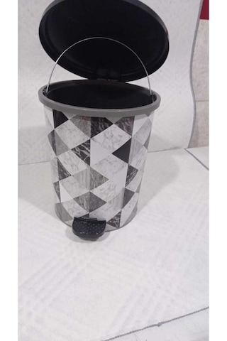 Desenli Pedallı Çöp Kovası No:3 -mrd153 Diğer