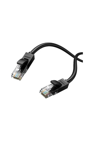 Ugreen Cat6 8-core U/utp Ethernet Kablosu, 1.5 Metre, Siyah, 60545