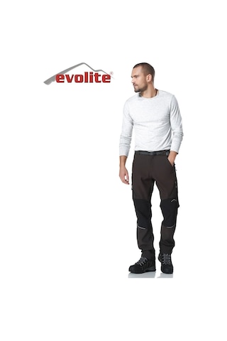 Evolite Freebird Outdoor Erkek Pantolon 4-yön Esnek Stretch, Şardonlu Sıcak İç, Kayak &amp Amp Trekking Siyah