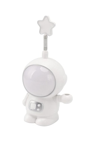 Metabagua Astronot Gece Lambası 3w 5v Led Lamba Usb Şarjlı Kalemtıraş Ev Dekorasyonu Beyaz 2l7yet Beyaz
