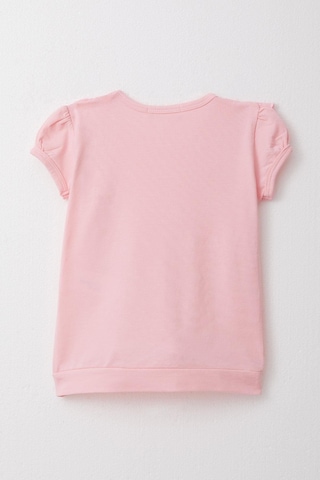 Breeze Kız Çocuk Tişört Güpürlü 1.5-5 Yaş, Pembe Pembe