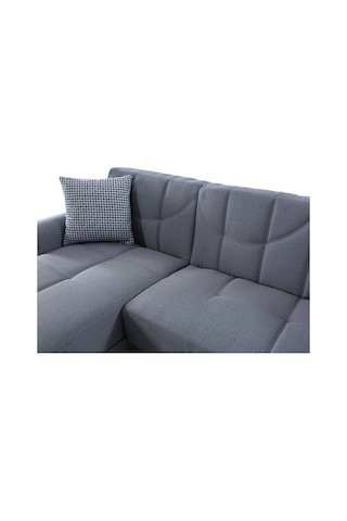 Mons Yataklı Köşe Koltuk Takımı - Gri