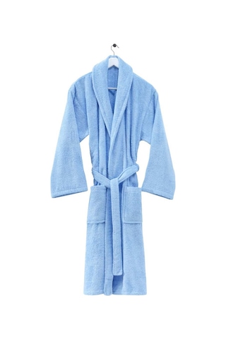 Menderes Home Cotton Collection Bukle Xlarge Bornoz Düz Mavi