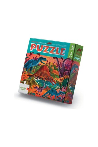 Crocodile Creek Puzzle 60 Parça Dinozorlar