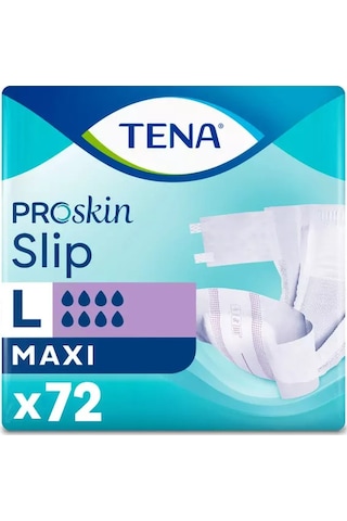 Tena Slip Maxi 8 Damla Bel Bantlı Hasta Bezi L 72'li Tena Slip Maxi 8 Damla Bel Bantlı Hasta Bezi L 72'li