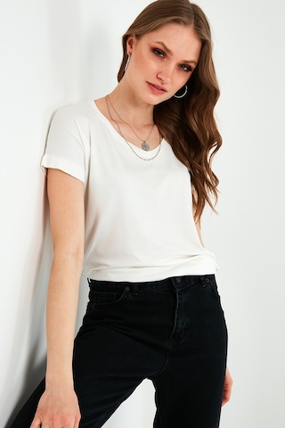 Lela Bayan Bluz 5862000 Ekru Ekru