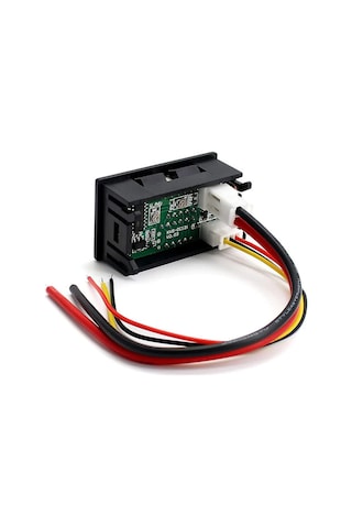 0.28 inç 100V 10A Çift LED Ekranlı Voltmetre ve Ampermetre Modülü