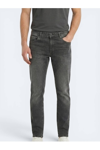 Kip Yeşil Regular Fit Denim %100 Pamuk Pantolon