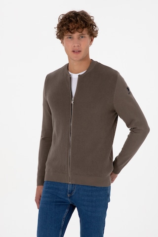 U.s. Polo Assn. Erkek Vizon Hırka Triko 50313721-vr052 Vizon