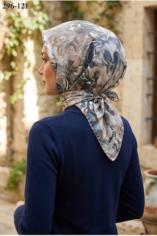 Zer Scarf Zer Scarfs Dijital Soft Pamuk Eşarp 296-121 Çok Renkli