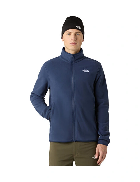 The North Face M Glacier Fleece Jacket Erkek Outdoor Polar Ceket Nf0a8d0r8k21 Lacivert Lacivert