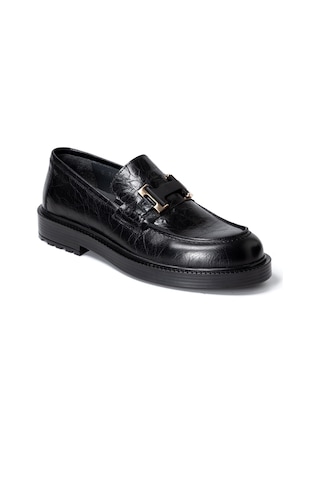 Black Mexico Klasik Ayakkabı Erkek John May Ka-26y-c26011 May Munıh Shoe Siyah