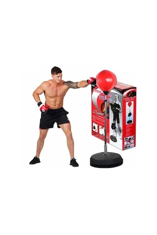Punching Ball Yükseklik Ayarlı 126-146 Boks Standı Eldiven Çok Renkli