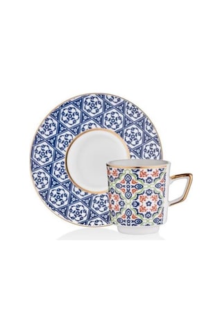 Decorium M00705 Kahve Fincan Takımı 12 Parça Mahza Çok Renkli