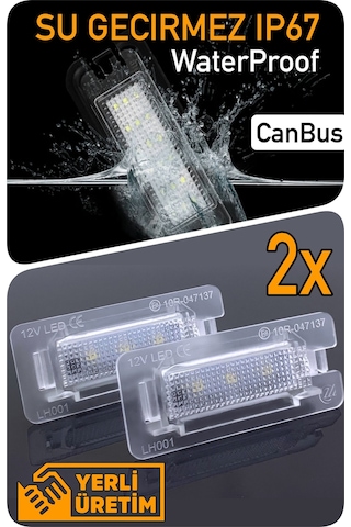 Skoda Enyaq Kamıq Karoq Kodıaq Scala Canbus Led Plaka Aydınlatma Ledi Lambası Led Edition