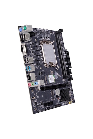 Dragos Pro H610d-5 M.2 Sata Ddr5 6000mhz Usb 3.2 Hdmi Dp Vga Ses G.lan 1700p Anakart