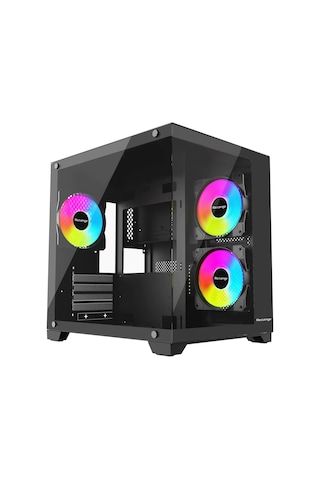 Revenge Nova 3 RGB Fanlı Temperli Cam Panel Boş m-ATX Gaming Oyuncu Bilgisayar Kasası