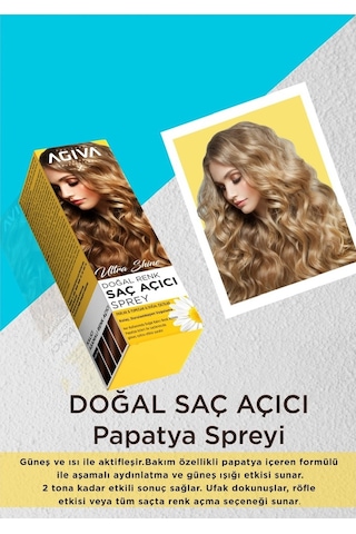 Agiva Doğal Renk Açıcı Saç Spreyi 150 Ml (547648389)