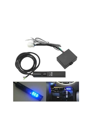 Wondernest Nave Turbo İçin Apex Evrensel Mavi Led Otomatik Zamanlayıcı Siyah