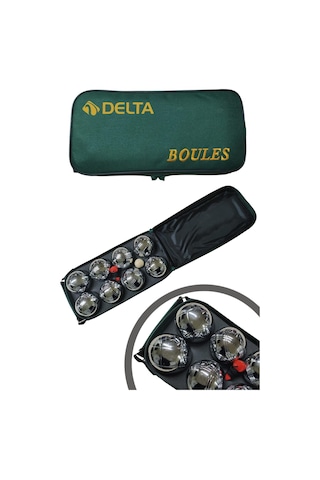 Delta Bocce Set Çantalı 8 Toplu Metal Bocce Seti (Boules Seti) Çok Renkli