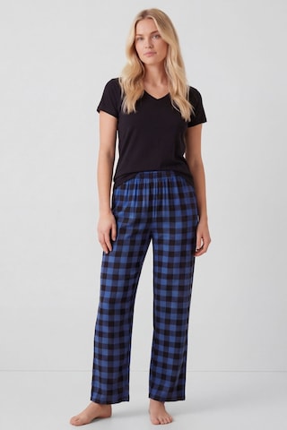 Türen Kadın Ekoseli Pijama Takımı T3618/mavi Çok renkli