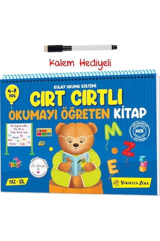 Cırt Cırtlı Okumayı Öğreten Kitap Yaz-sil