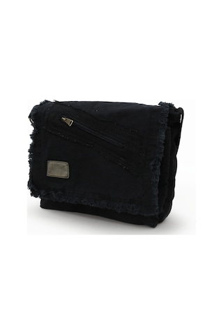 Old Cotton Cargo 7136 Siyah14 İnç Laptop Günlük Omuz Çantası Siyah